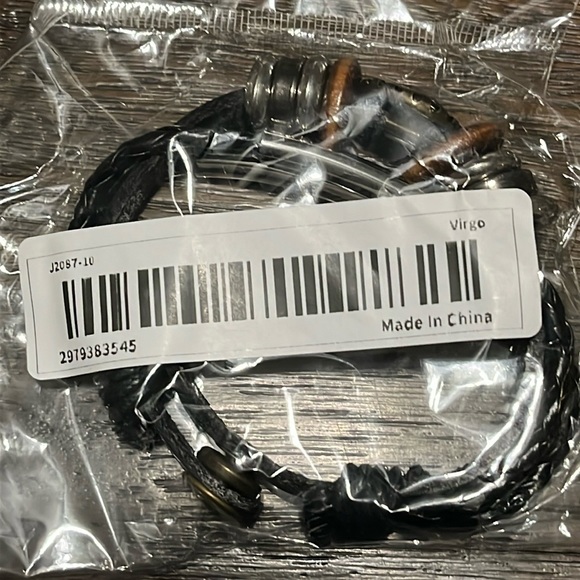 VIRGO Constellation Beaded PU Leather And Charm Bracelet ♍️ - Picture 4 of 5